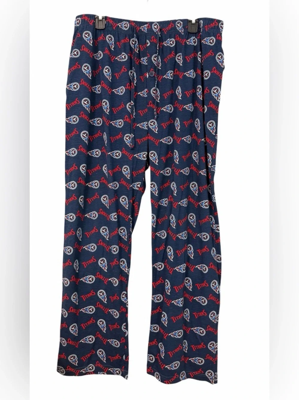 NFL Tennessee Titans Lounge Pajama Pants NWT Large Blue 100% Cotton